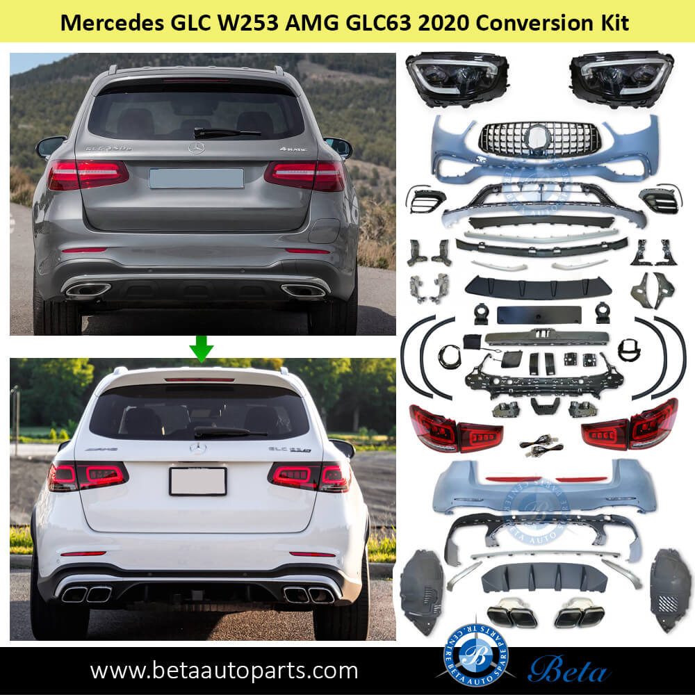 Mercedes GLC W253 (2016-2020), AMG GLC63 2020 Conversion Kit Mercedes GLC W253 (2016-2020), AMG GLC63 2020 Conversion Kit